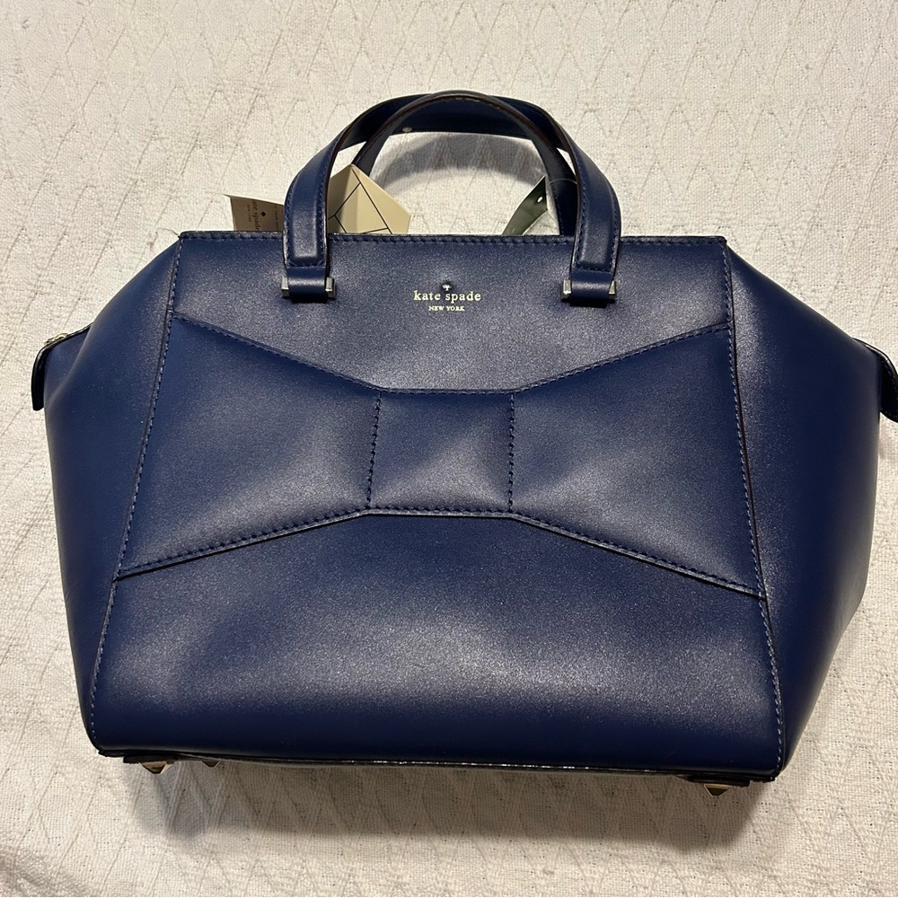 Large Kate Spade Beau Bag Royal Blue